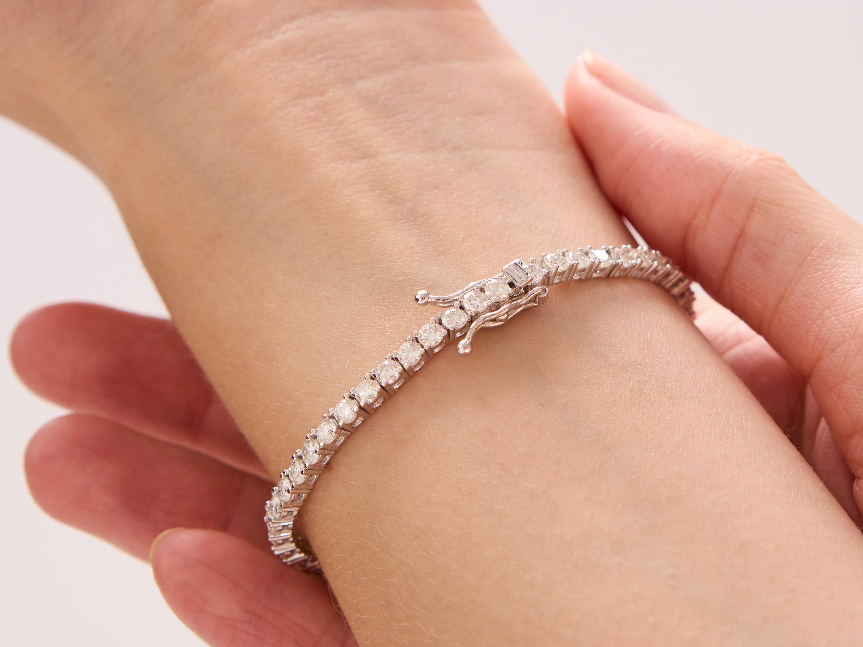Moissanite Tennis Bracelet