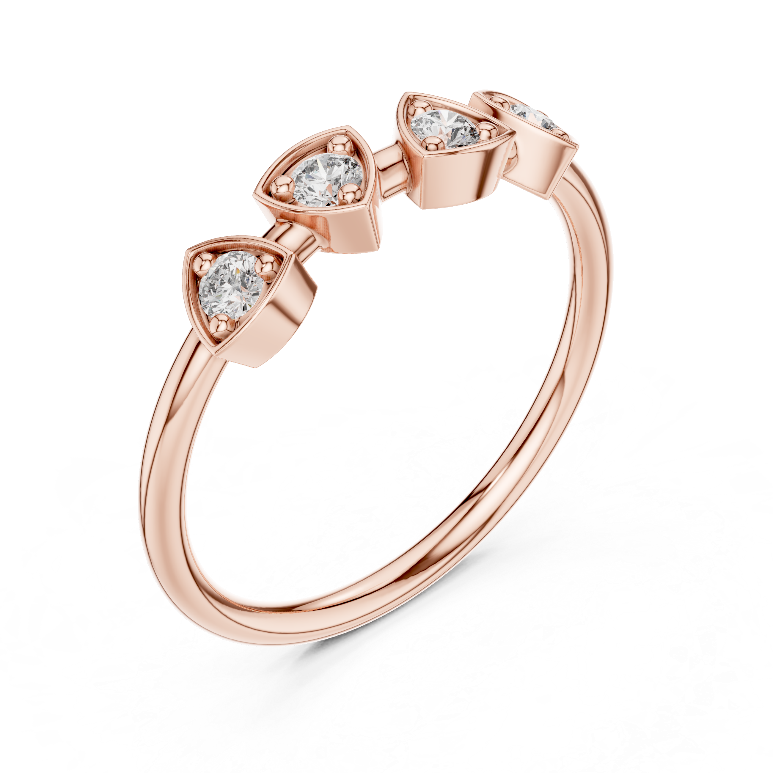 Trillion-Frame Melee Diamond Band