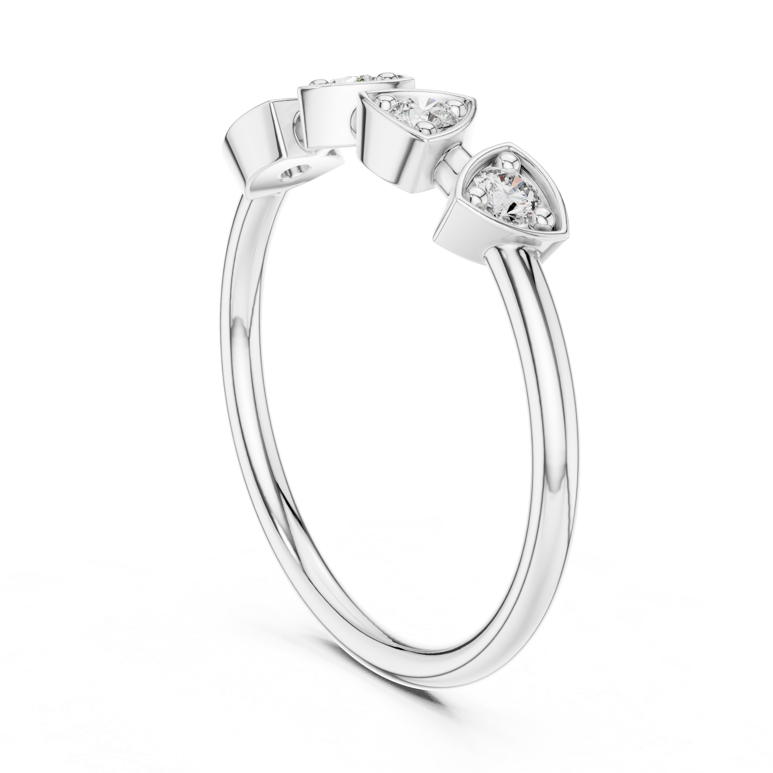 Trillion-Frame Melee Diamond Band