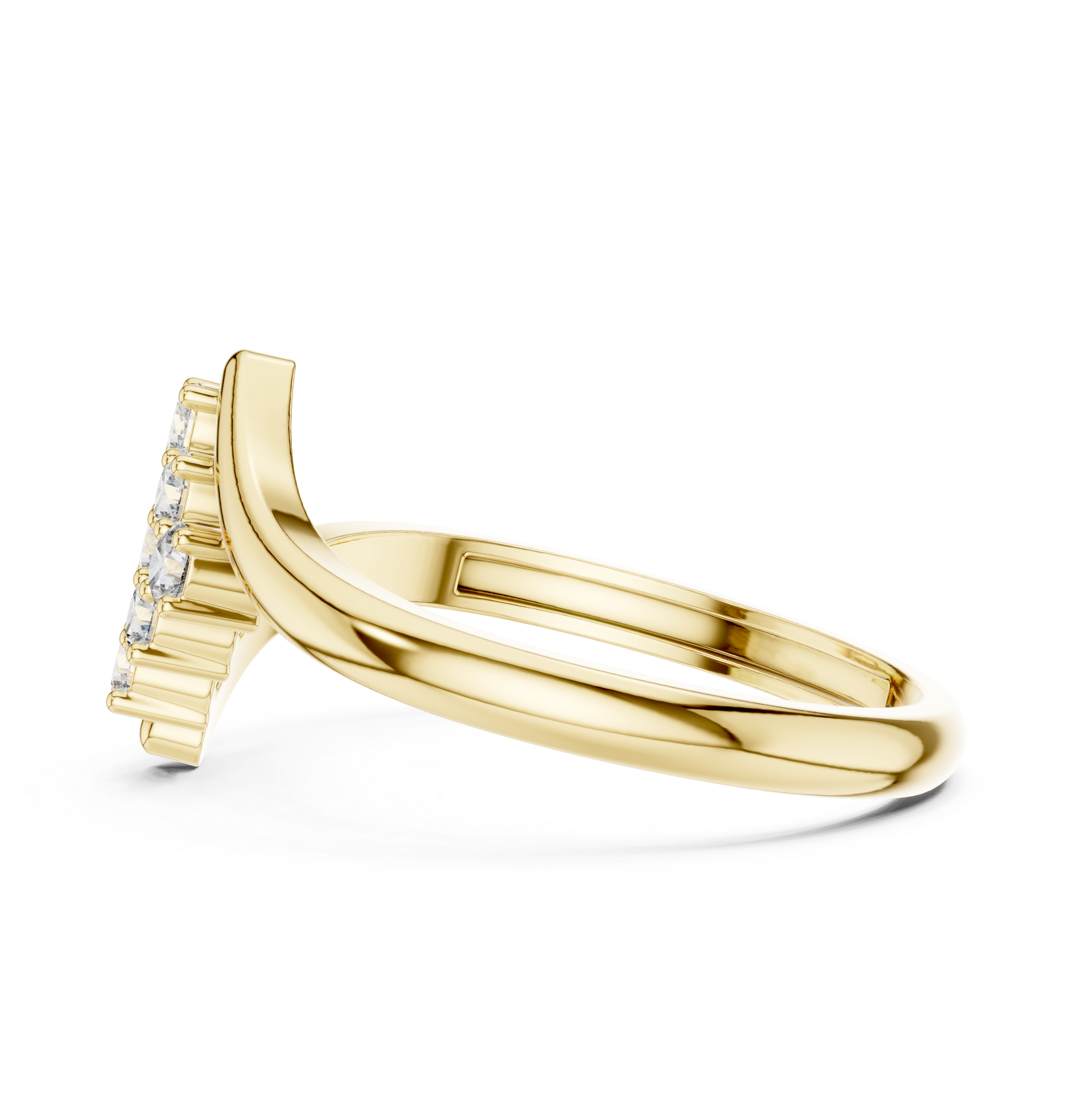 Bypass Cluster Ring, 9-Stone Round