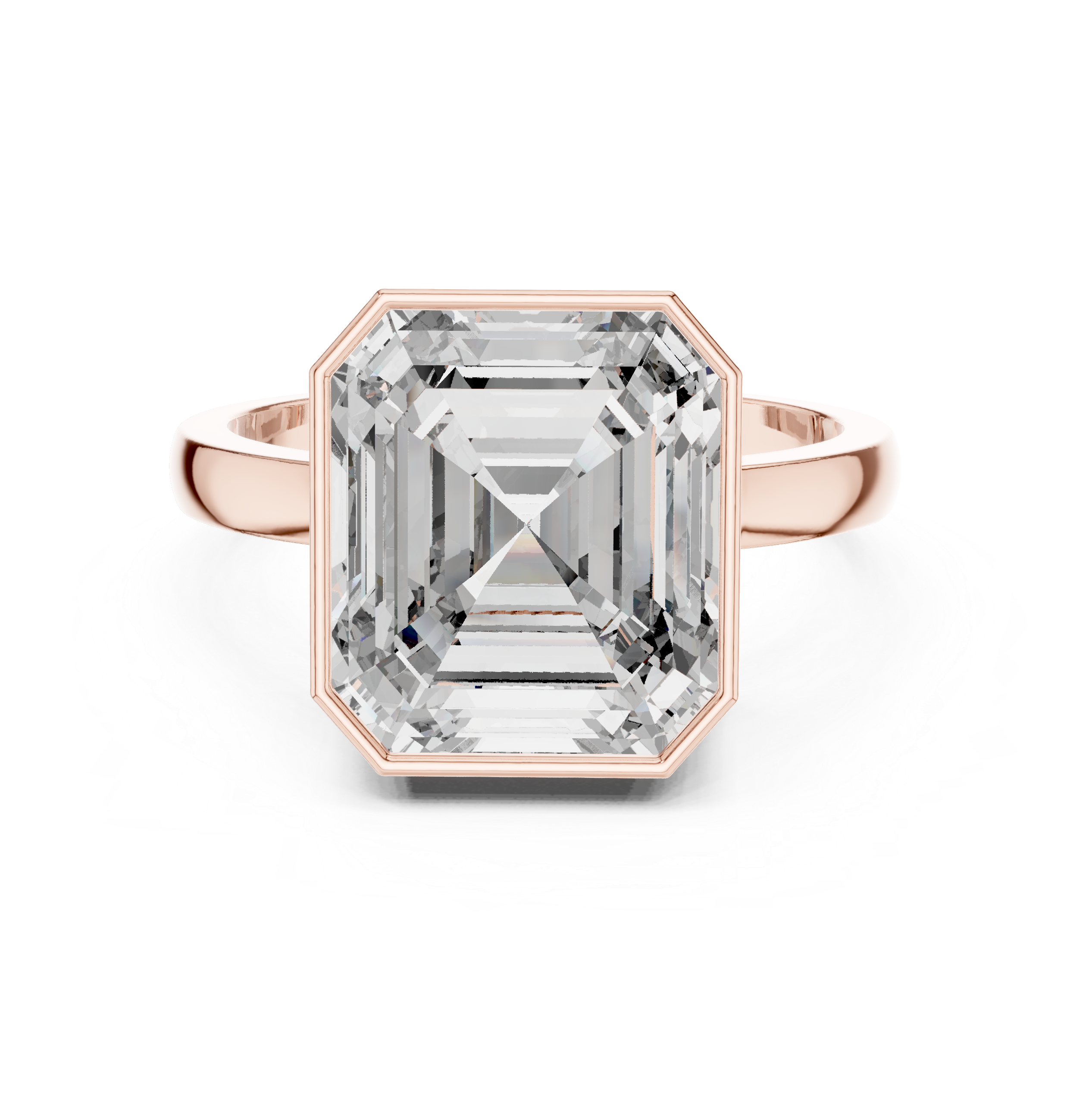 Emerald-Square Bezel Solitaire