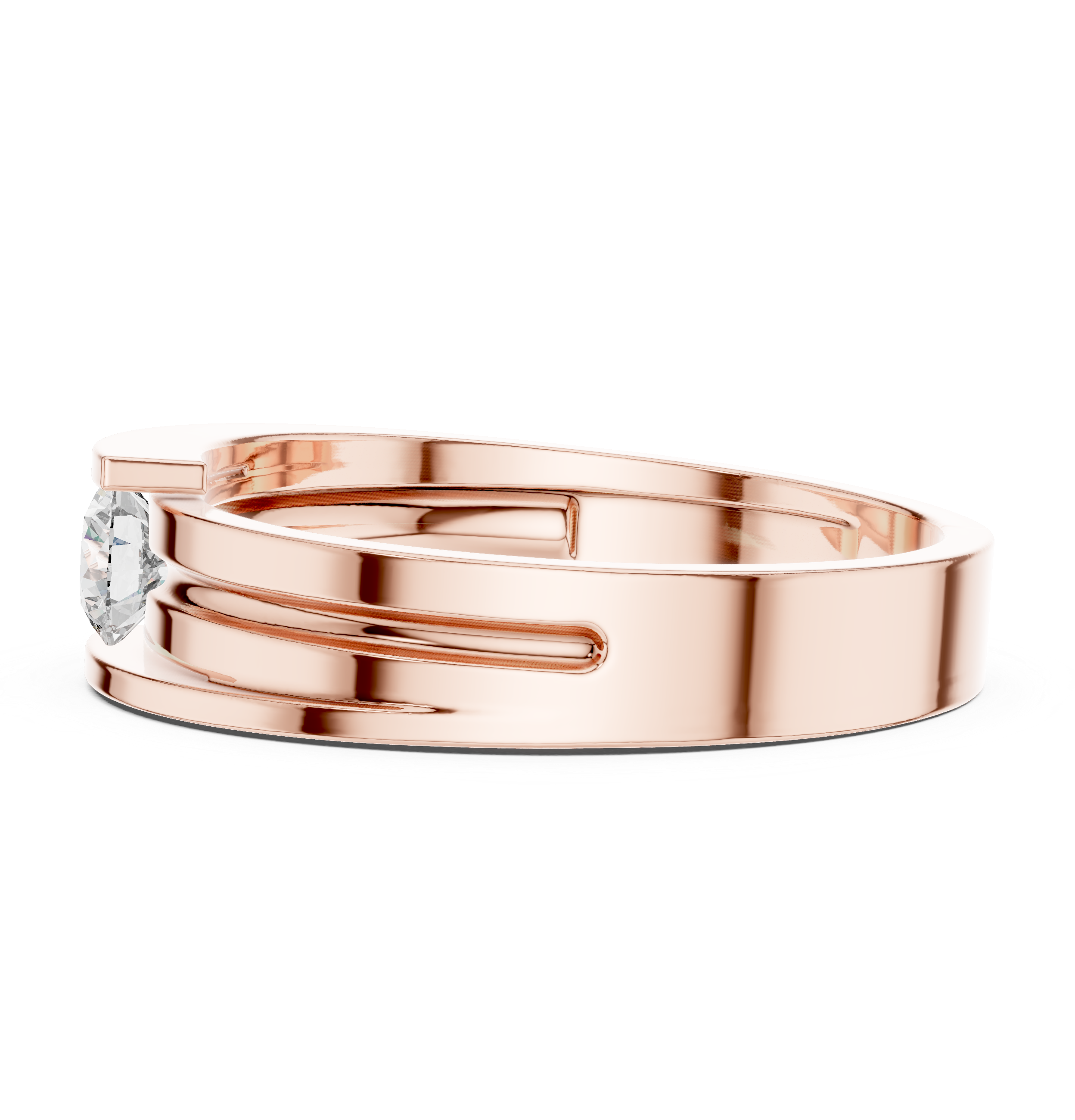 Round Channel-Bridge Bypass Ring