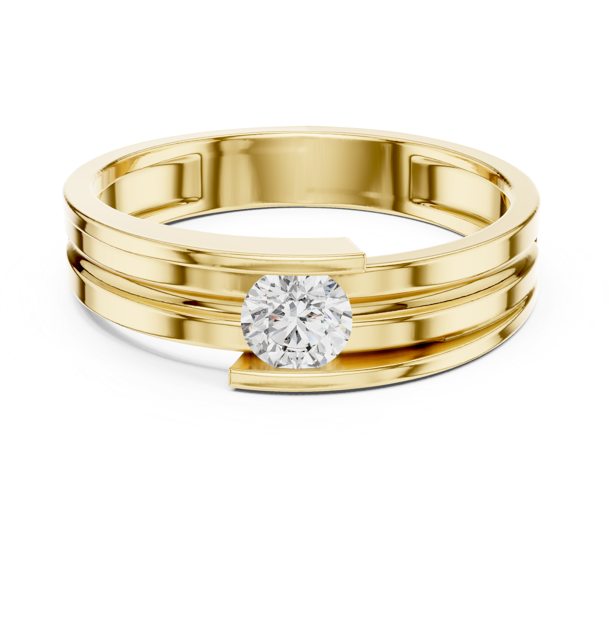 Round Channel-Bridge Bypass Ring