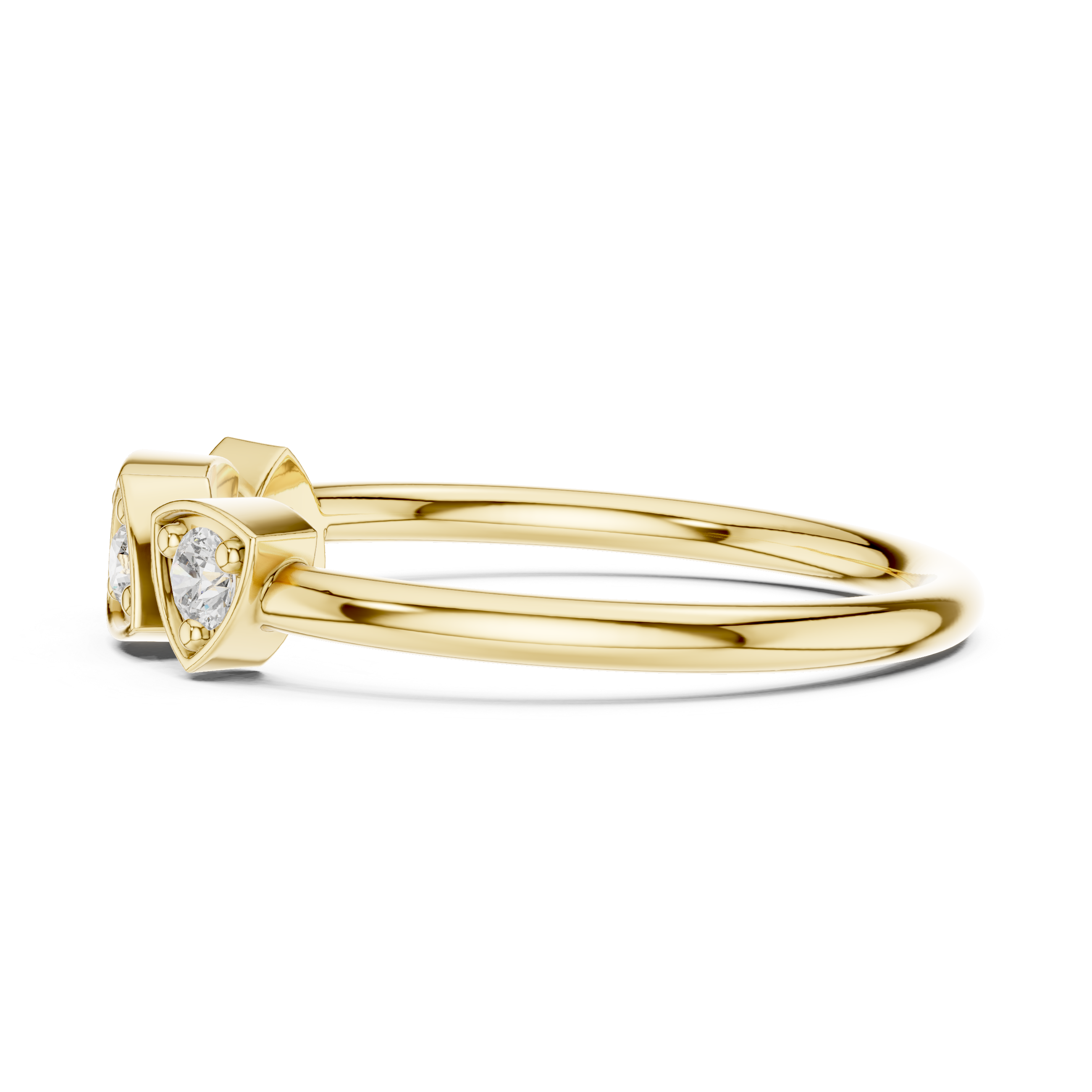 Trillion-Frame Melee Diamond Band