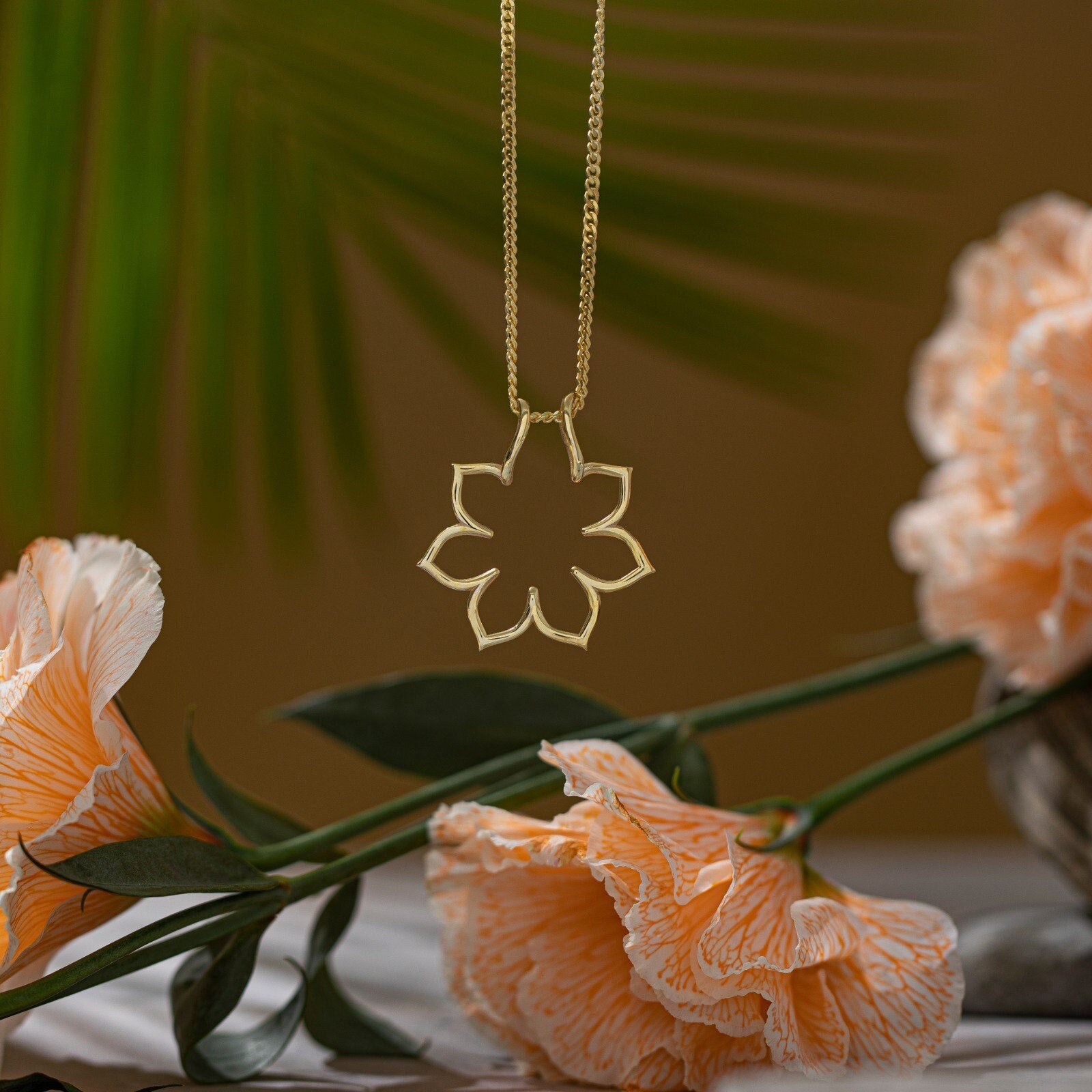 Sunflower Necklace Ring Holder