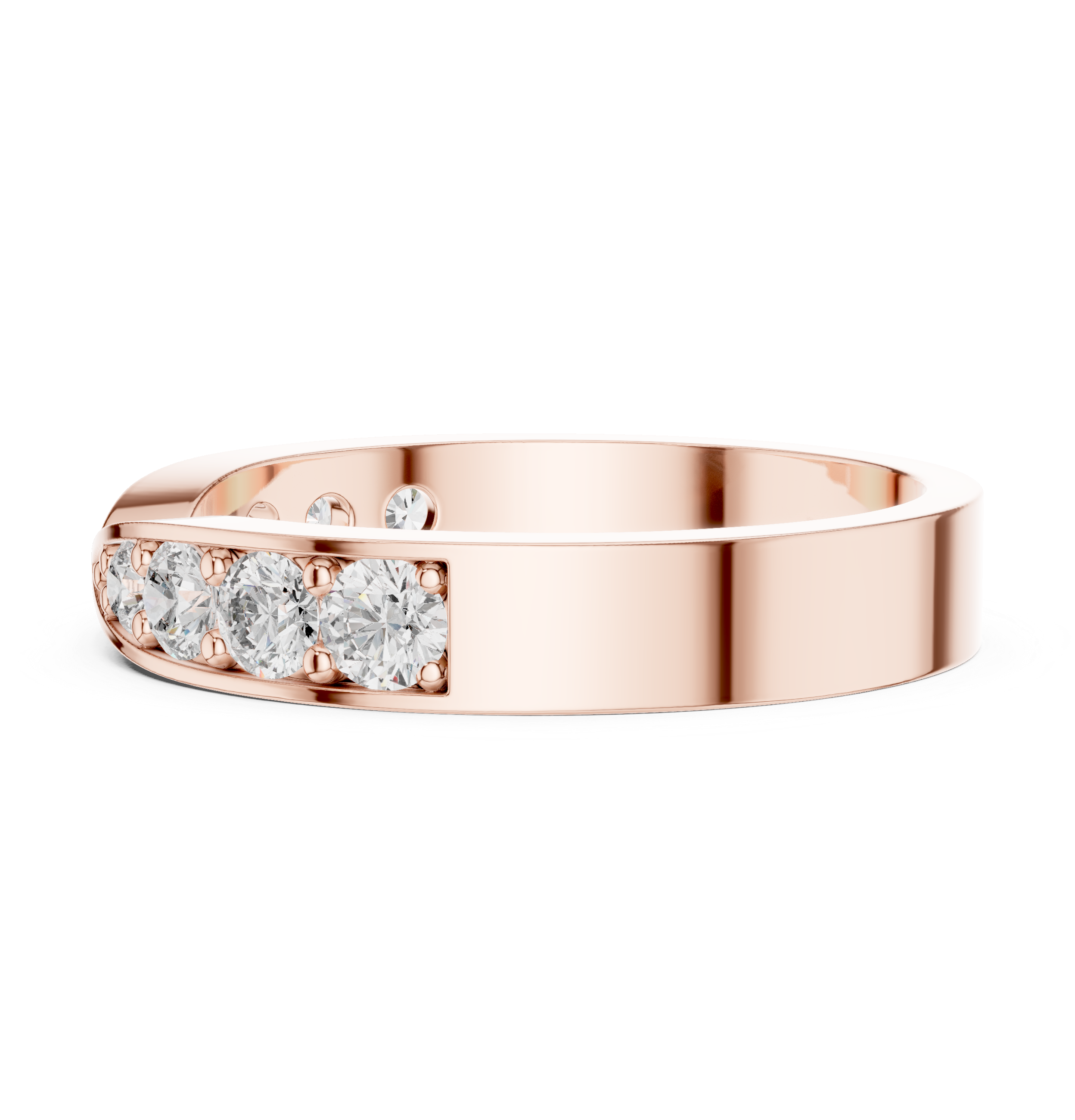 Open Pavé Diamond Band