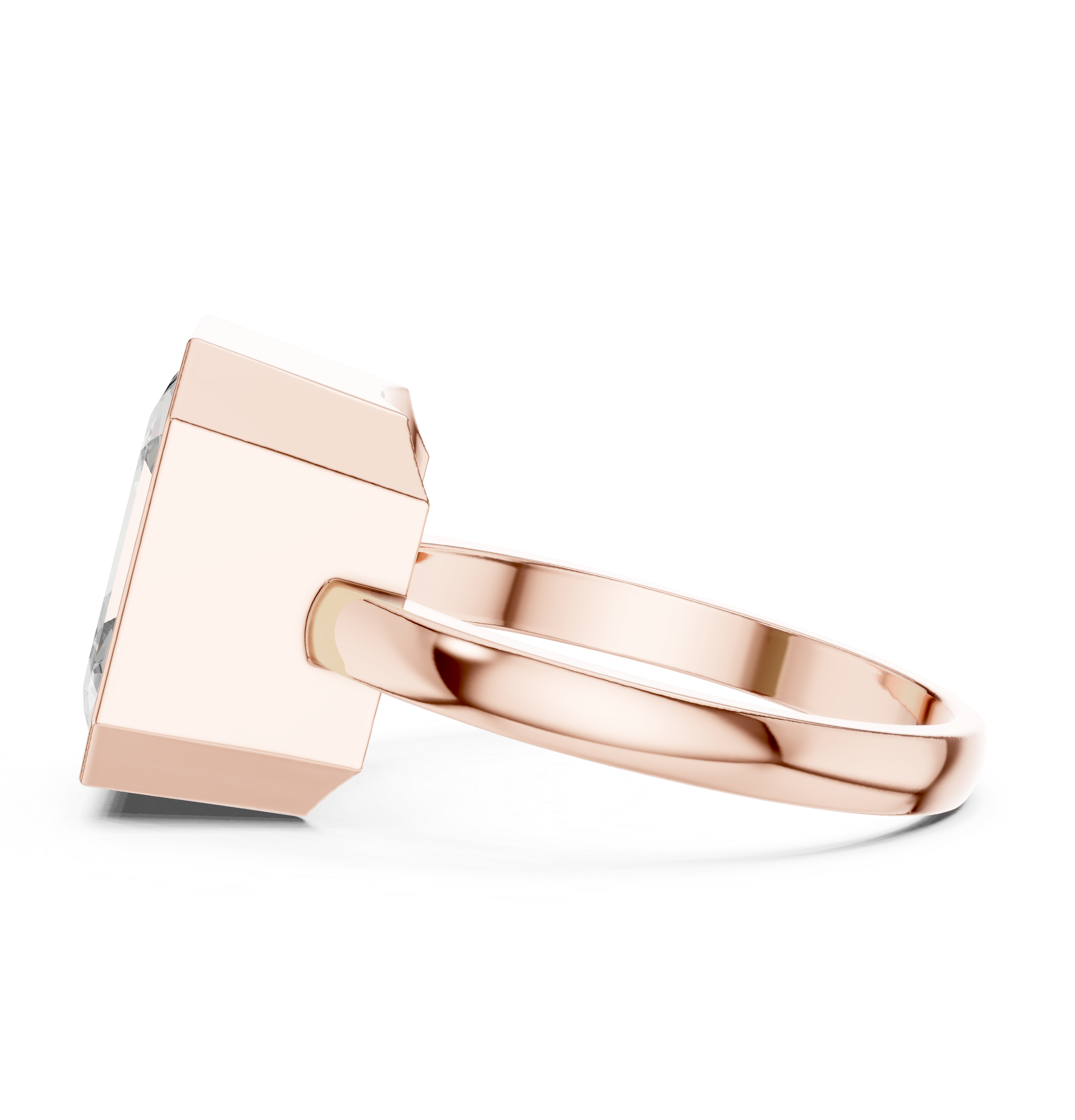 Emerald-Square Bezel Solitaire