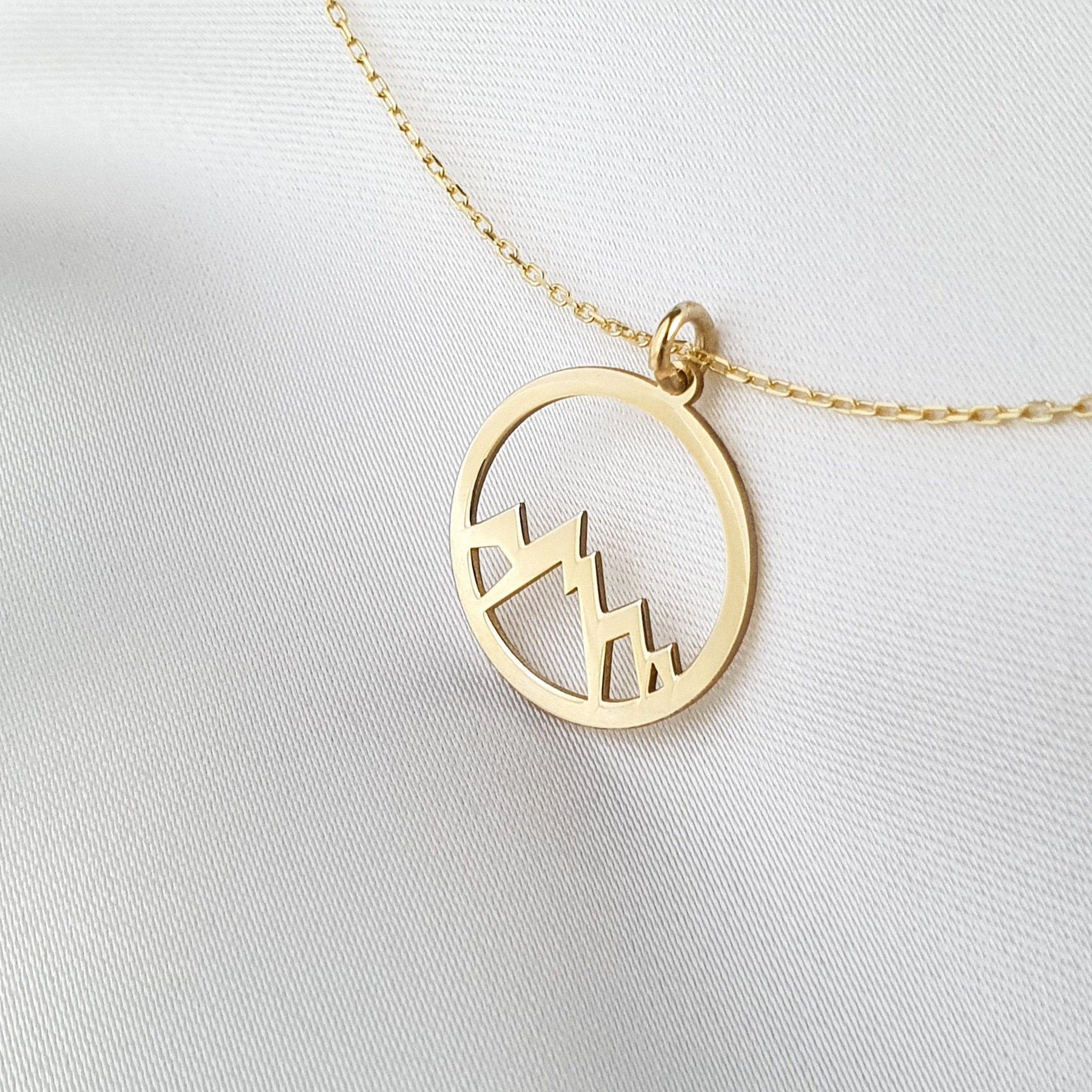 Mountain Pendant Necklace